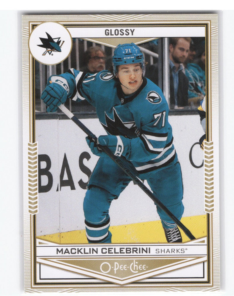 2024-25 Upper Deck Series 2 Glossy Opc-34 Rookie Rc Macklin Celebrini