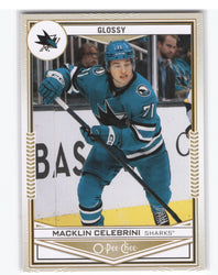 2024-25 Upper Deck Series 2 Glossy Opc-34 Rookie Rc Macklin Celebrini