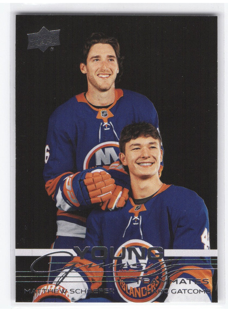 2025-26 Upper Deck Series 2 Young Guns Teammates #499 Rookie Rc Matthew Schaefer Marc Gatcomb