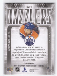 2025-26 Upper Deck Series 1 Dazzlers Dz-1 Leon Draisaitl