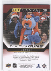 2022-23 Upper Deck Extended Young Guns Ud Canvas C389 Rookie Rc Metal!