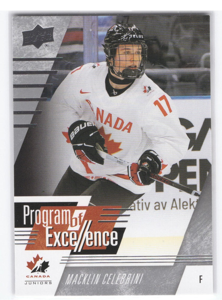 2024 Upper Deck Team Canada Program Of Excellence #150 Macklin Celebrini