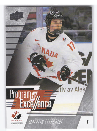 2024 Upper Deck Team Canada Program Of Excellence #150 Macklin Celebrini