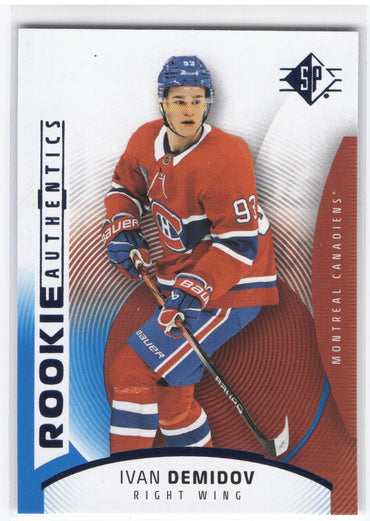 2025-26 Upper Deck Sp Hockey Rookie Authentics #137 Rookie Rc Ivan Demidov