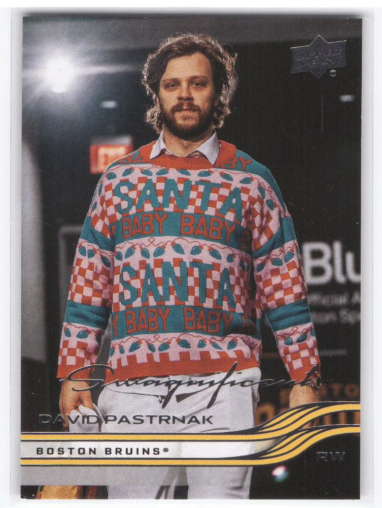 2025-26 Upper Deck Series 1 Swagnificent #7 David Pastrnak