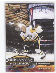 2025-26 Upper Deck Series 2 Young Guns Ud Canvas C-213 Rookie Rc Ben Kindel