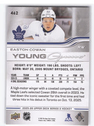 2025-26 Upper Deck Series 2 Young Guns #462 Rookie Rc Easton Cowan