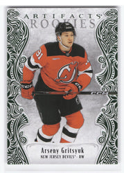 2025-26 Upper Deck Artifacts Emerald'S Glow #217 Rookie Rc Arseny Gritsyuk /99