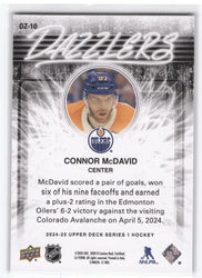 2024-25 Upper Deck Series 1 Dazzlers Dz-10 Connor Mcdavid