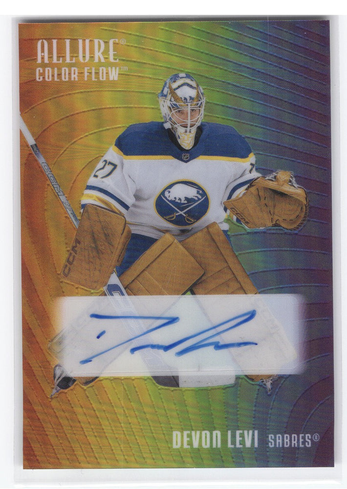 2025-26 Upper Deck Allure Full Rainbow Auto Ra-Dl Auto Devon Levi