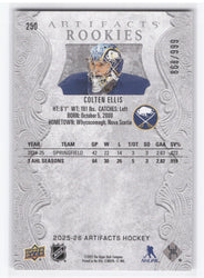 2025-26 Upper Deck Artifacts #250 Rookie Rc Colten Ellis /999