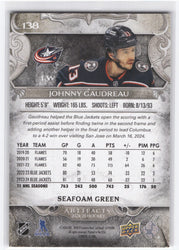 2024-25 Upper Deck Artifacts Seafoam Green #138 Johnny Gaudreau /10