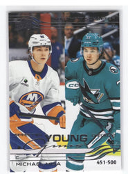 2025-26 Upper Deck Series 2 Young Guns Checklist #500 Rookie Rc Matthew Schaefer Michael Misa