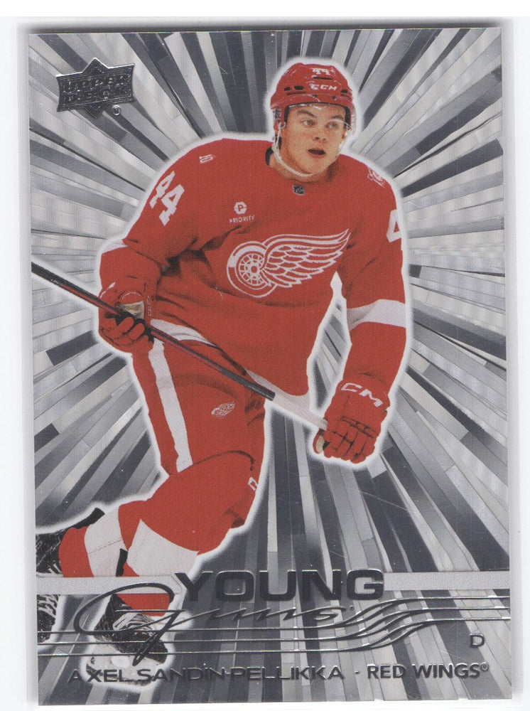 2025-26 Upper Deck Series 2 Young Guns Outburst #484 Rookie Rc Axel Sandin-Pellikka