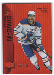 2023-24 Skybox Metal Universe Hockey Precious Metal Gems Red Connor Mcdavid /100