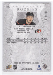 2025-26 Upper Deck Artifacts #205 Rookie Rc Alexander Nikishin /999