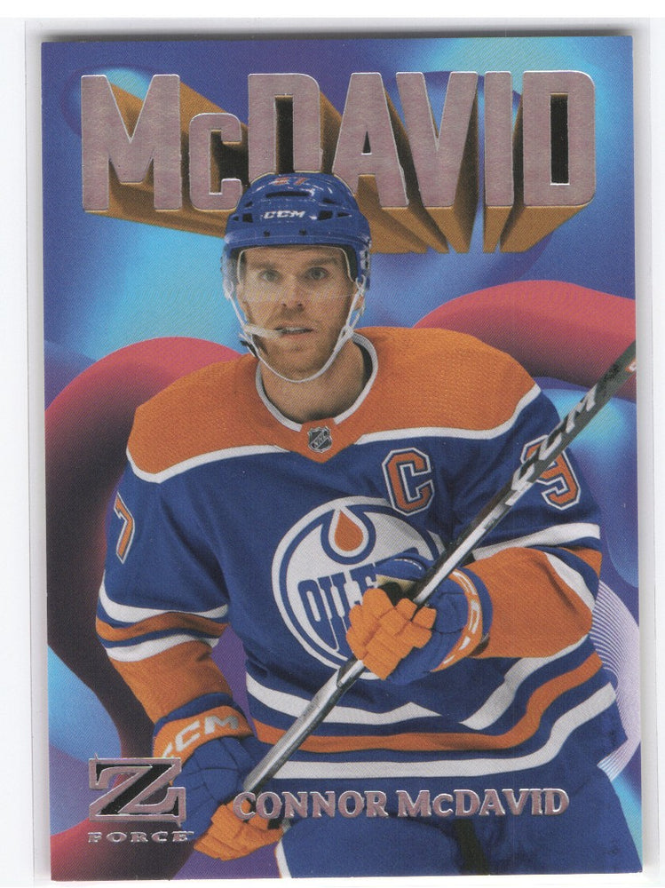 2023-24 Skybox Metal Universe Hockey Z-Force Rave 12Of50 Connor Mcdavid /399