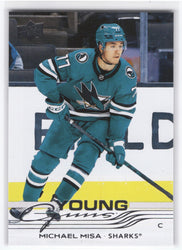 2025-26 Upper Deck Series 2 Young Guns #487 Rookie Rc Michael Misa