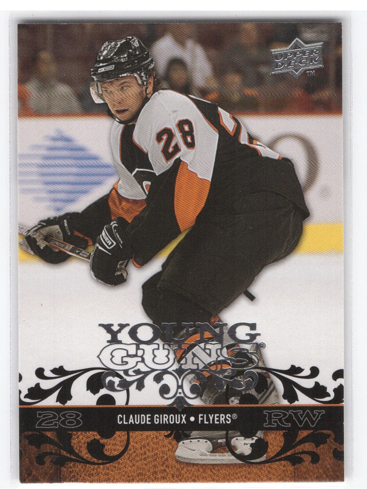 2008-09 Upper Deck Series 1 Young Guns #235 Rookie Rc Claude Giroux
