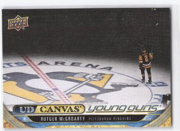 2024-25 Upper Deck Series 2 Young Guns Ud Canvas C228 Rookie Rc Rutger Mcgroarty