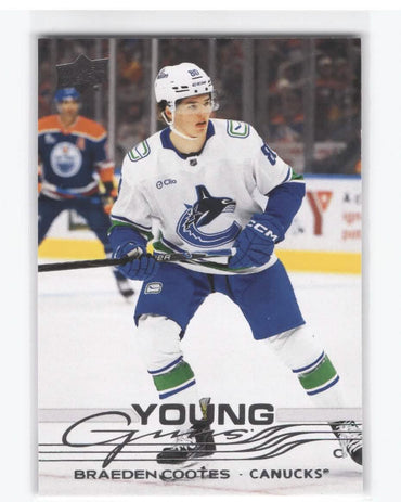2025-26 Upper Deck Series 2 Young Guns #497 Rookie Rc Braeden Cootes