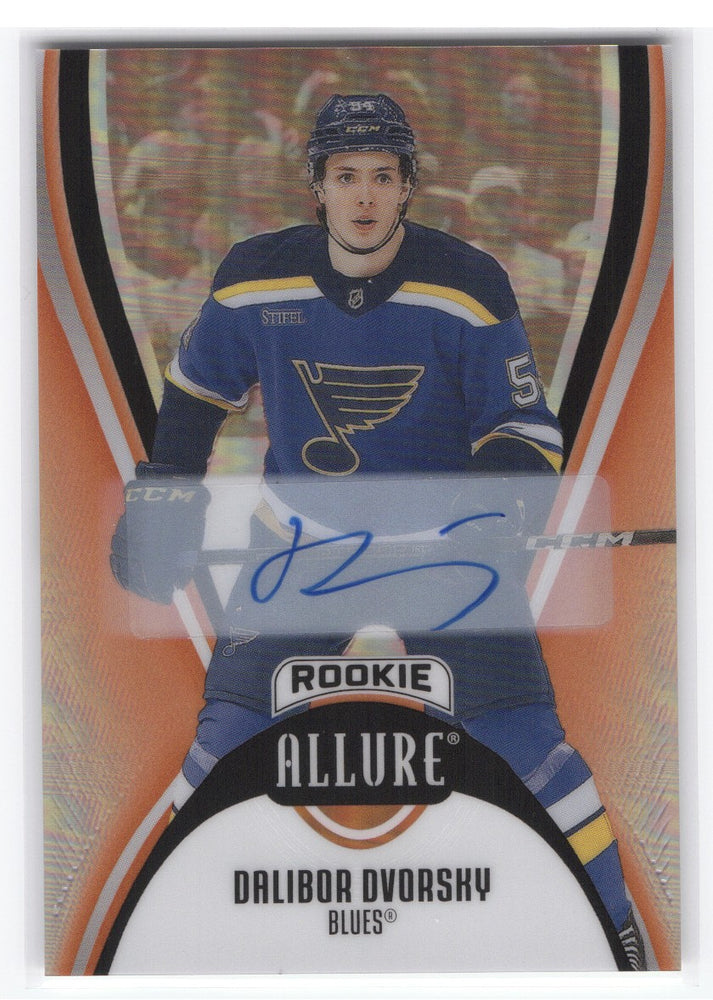 2025-26 Upper Deck Allure Red Rainbow Auto #148 Rookie Rc Auto Dalibor Dvorsky