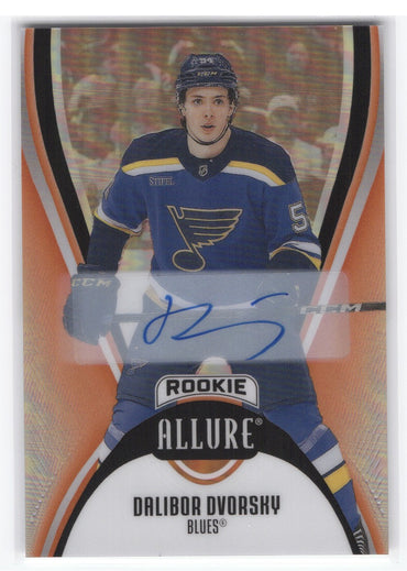 2025-26 Upper Deck Allure Red Rainbow Auto #148 Rookie Rc Auto Dalibor Dvorsky