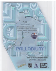 2023-24 Skybox Metal Universe Hockey Palladium P-21 Leon Draisaitl
