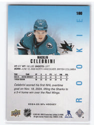 2024-25 Upper Deck Spx Rookie #160 Rookie Rc Macklin Celebrini