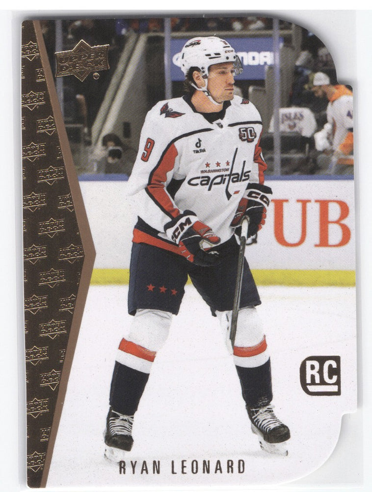 2025-26 Upper Deck Series 1 Die Cut Gold Rtd-10 Rookie Rc Ryan Leonard