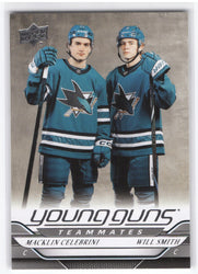 2024-25 Upper Deck Series 2 Youn Guns Teammates #499 Rookie Rc Macklin Celebrini Will Smith
