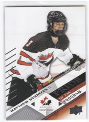 2024 Upper Deck Team Canada Juniors Pride Of The Program #85 Matthew Schaefer