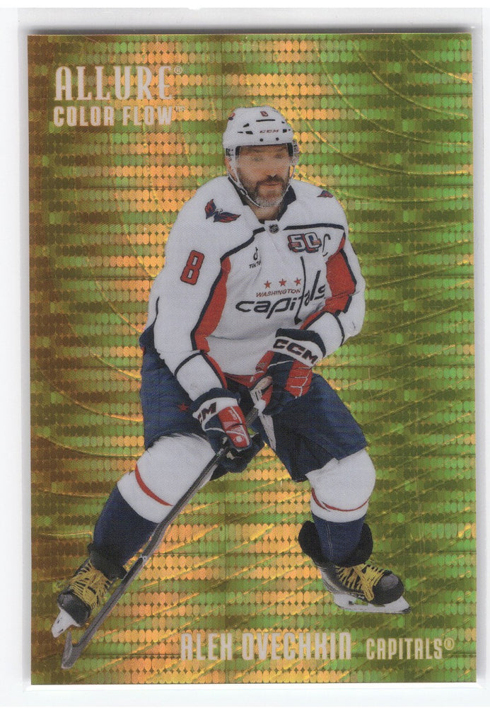 2025-26 Upper Deck Allure Orange-Yellow Spectrum Cf-12 Alex Ovechkin /299