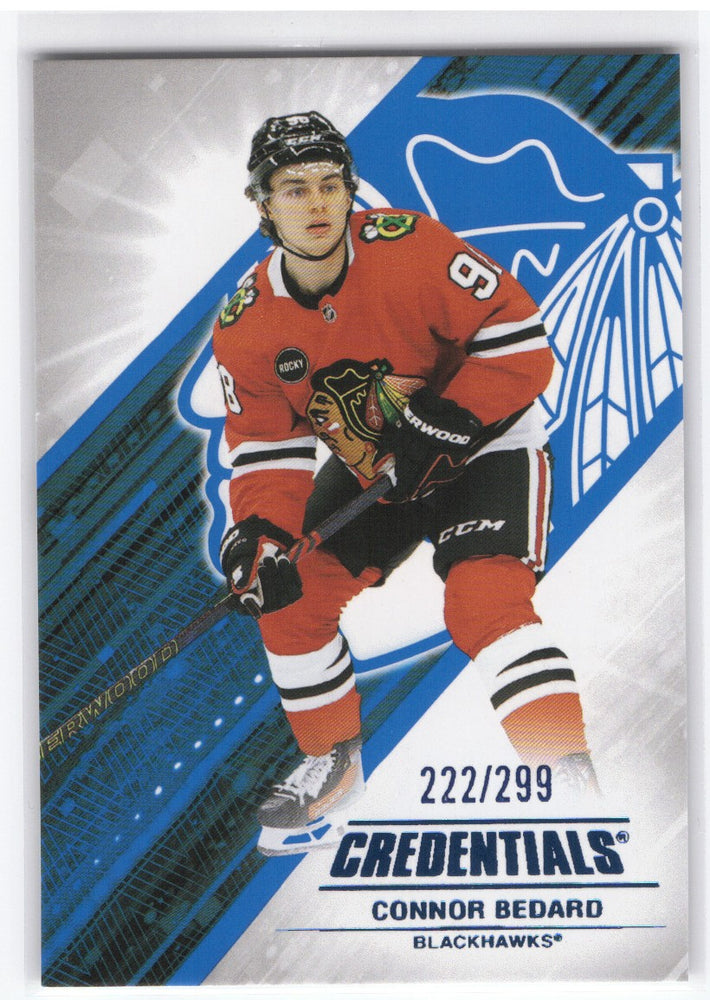 2024-25 Upper Deck Credentials Blue #98 Connor Bedard /299