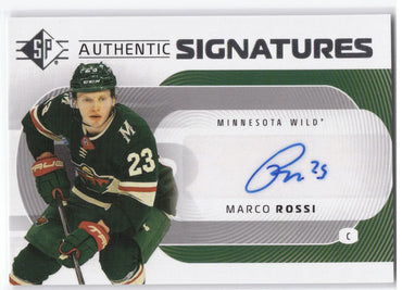 2025-26 Upper Deck Sp Hockey Authentic Signatures As-Mo Auto Marco Rossi