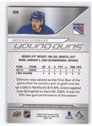 2024-25 Upper Deck Series 1 Young Guns Deluxe #206 Rookie Rc Brennan Othmann /250