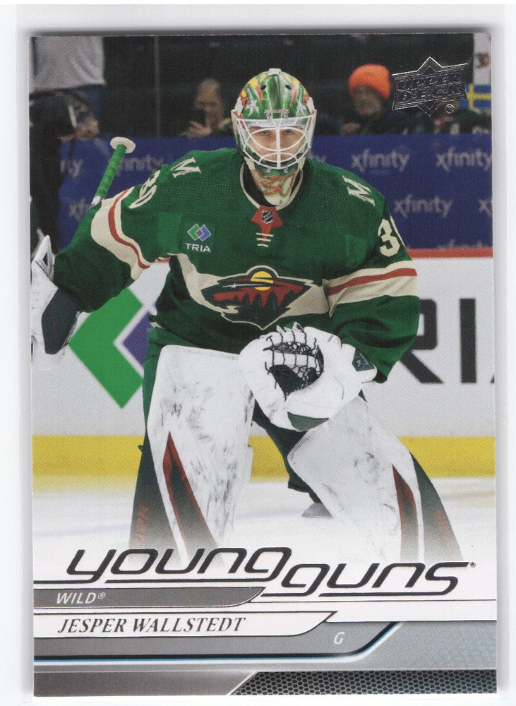 2024-25 Upper Deck Series 1 Young Guns #202 Rookie Rc Jesper Wallstedt
