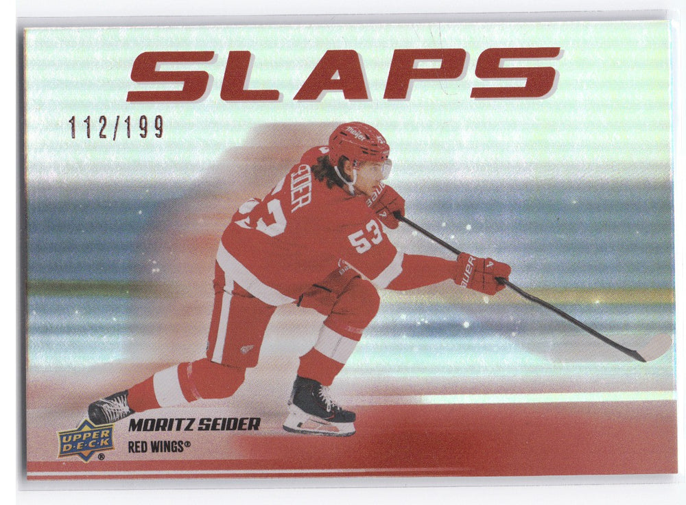 2025-26 Upper Deck Series 2 Slaps Red Sl-9 Moritz Seider /199