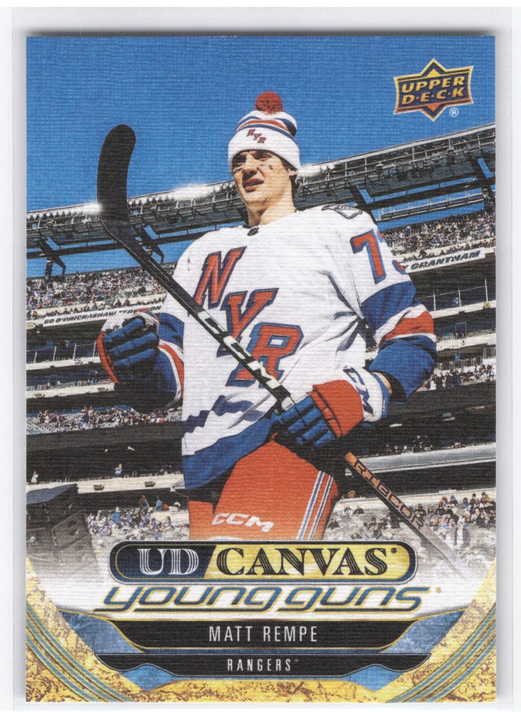 2024-25 Upper Deck Series 1 Young Guns Ud Canvas C-113 Rookie Rc Matt Rempe