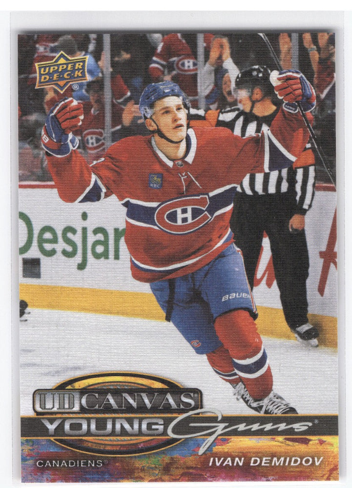 2025-26 Upper Deck Series 2 Young Guns Ud Canvas C-231 Rookie Rc Ivan Demidov