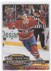 2025-26 Upper Deck Series 2 Young Guns Ud Canvas C-231 Rookie Rc Ivan Demidov