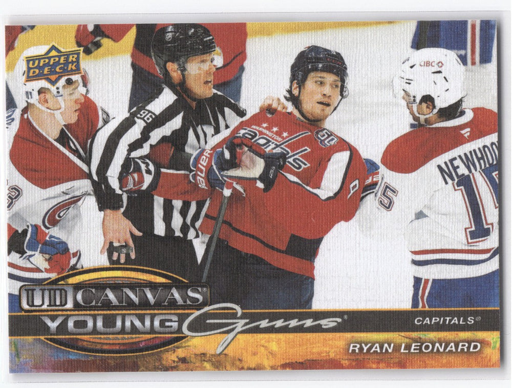 2025-26 Upper Deck Series 2 Young Guns Ud Canvas C-237 Rookie Rc Ryan Leonard