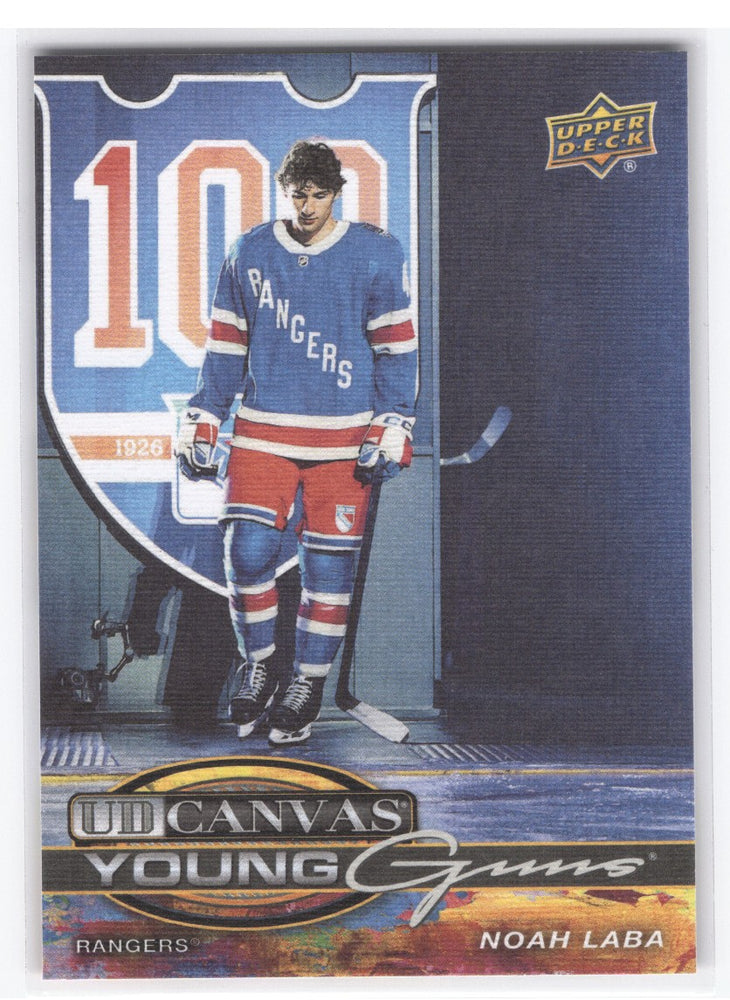 2025-26 Upper Deck Series 2 Young Guns Ud Canvas C-222 Rookie Rc Noah Laba