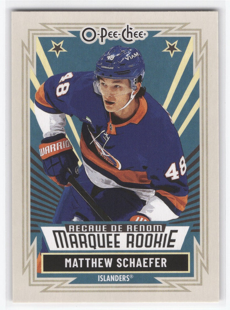 2025-26 Upper Deck O-Pee-Chee Marquee Rookie Retro #592 Rookie Rc Matthew Schaefer
