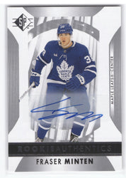 2023-24 Upper Deck Sp Hockey Rookie Authentics Auto #136 Rookie Rc Fraser Minten