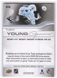 2025-26 Upper Deck Series 2 Young Guns #498 Rookie Rc Tusky