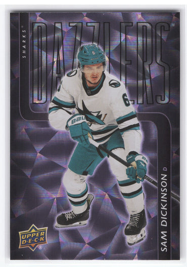 2025-26 Upper Deck Series 2 Holiday Dazzler Dz-82 Rookie Rc Sam Dickinson