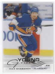 2025-26 Upper Deck Series 2 Young Guns Clear #456 Rookie Rc Max Shabanov
