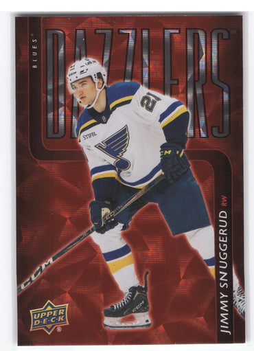 2025-26 Upper Deck Series 2 Dazzlers (Red) Dz-64 Rookie Rc Jimmy Snuggerud