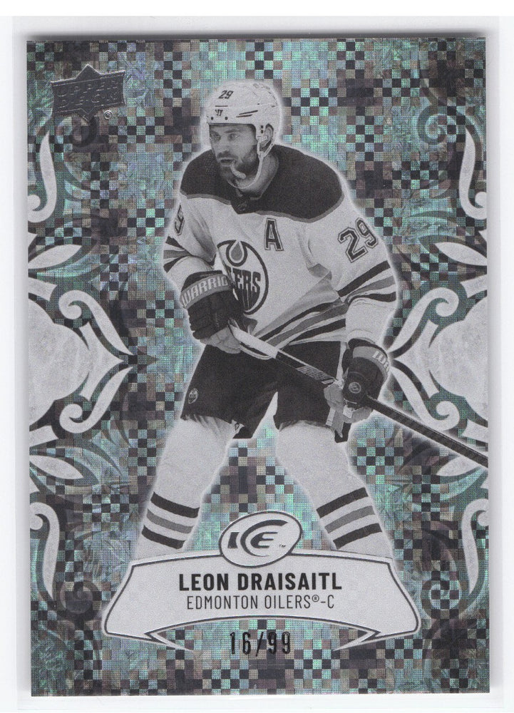 2024-25 Upper Deck Ice Hockey Grayscale #10 Leon Draisaitl /99